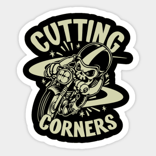 Cafe Racer - Cutting Corners Sticker